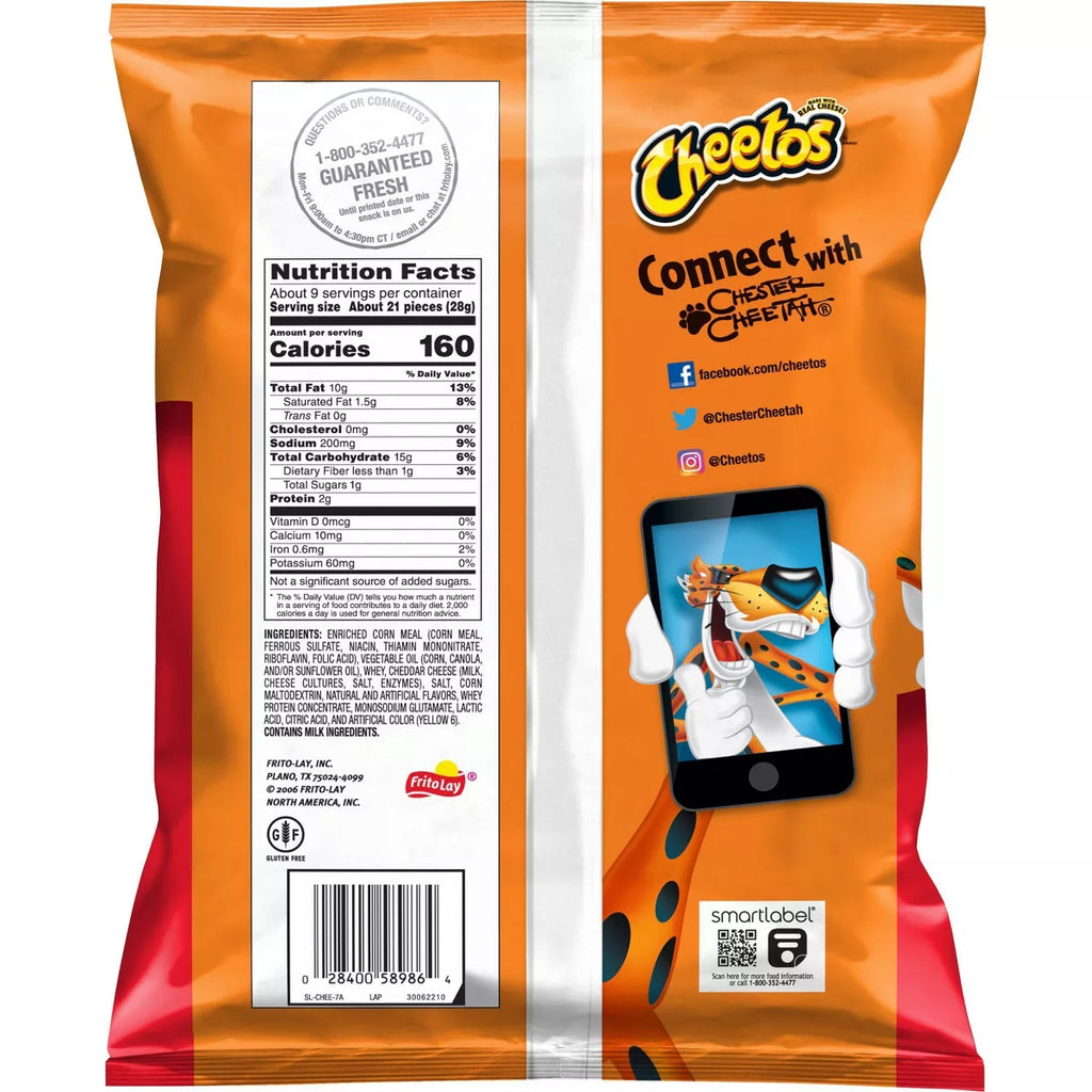 Cheetos Crunchy Cheese Flavored  - 8.5Oz